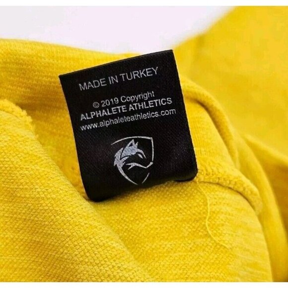 Alphalete OG Revival Leggings Yellow Women’s Size Small Mid Rise Activewear - Picture 8 of 12